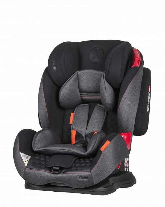 фото Автокресло coletto vivaro isofix цв.черный гр.1/2/3