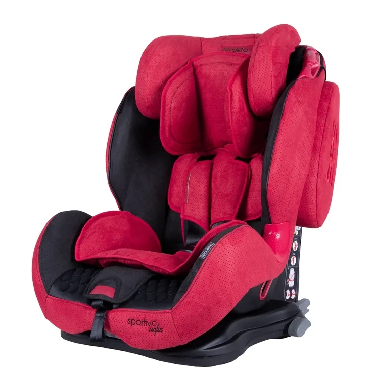 фото Автокресло coletto sportivo isofix цв.красный гр.1/2/3