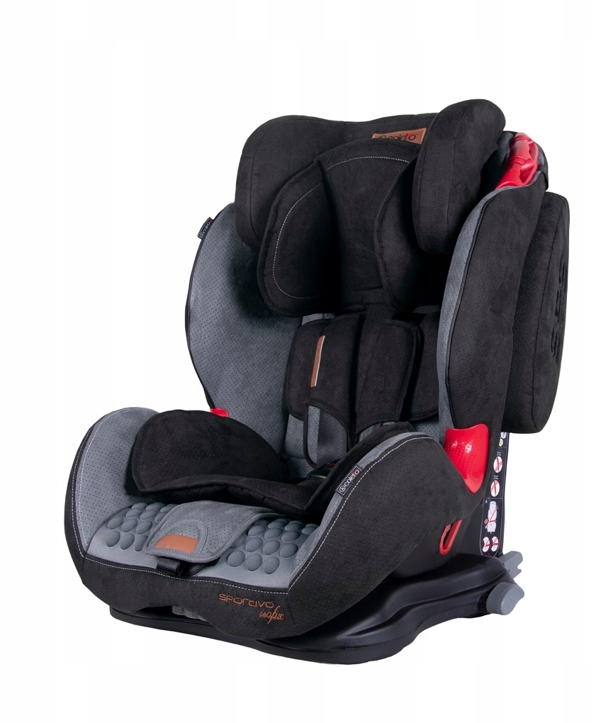 фото Автокресло coletto sportivo isofix цв.черный гр.1/2/3