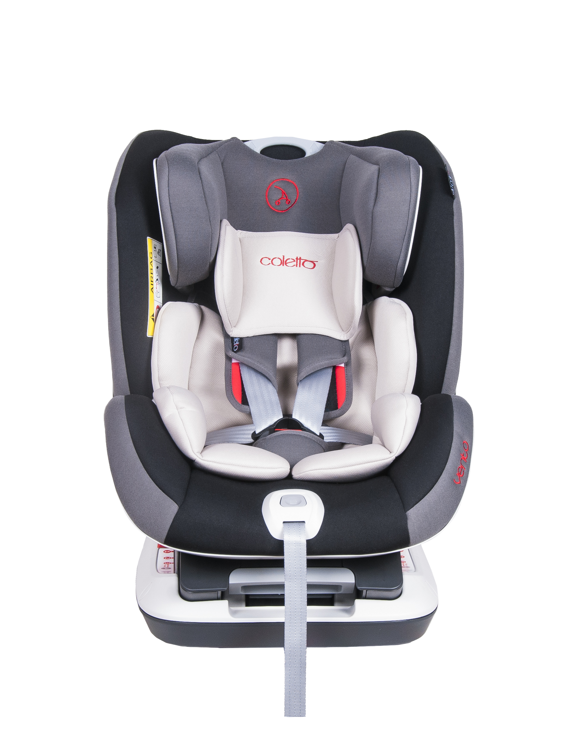 

Автокресло Coletto Vento Isofix цв.серый гр.0/1/2, Vento Isofix