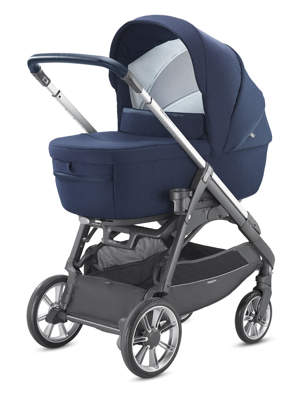 фото Коляска inglesina aptica system quattro 4 в 1 на шасси blue