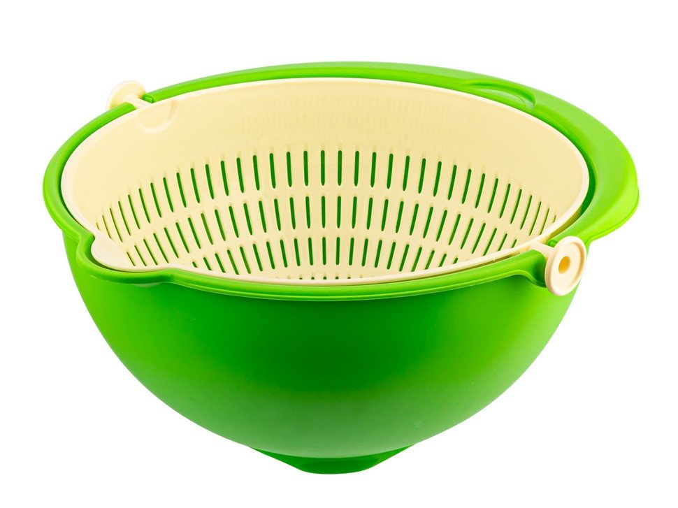 

Дуршлаг ElfPlast Twist, салатовый