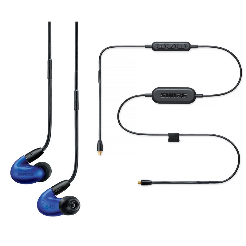 фото Беспроводные наушники shure se846 bt1 blue