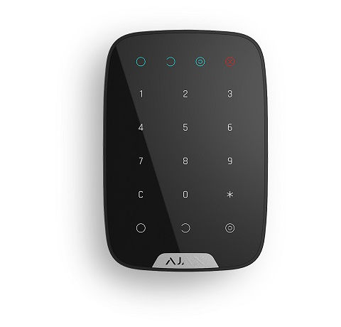 фото Беспроводная сенсорная клавиатура ajax keypad (black)