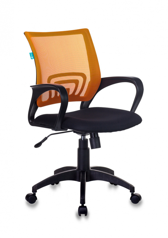 фото Компьютерное кресло бюрократ ch-695n/or/tw-11, черный/оранжевый