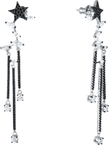 

Серьги женские из серебра Джей Ви E26794-W2, фианит, E26794-W2
