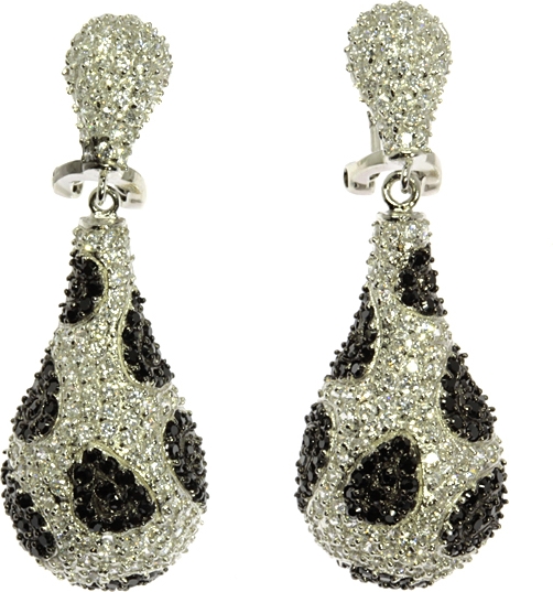 

Серьги женские из серебра Джей Ви BE5397, фианит