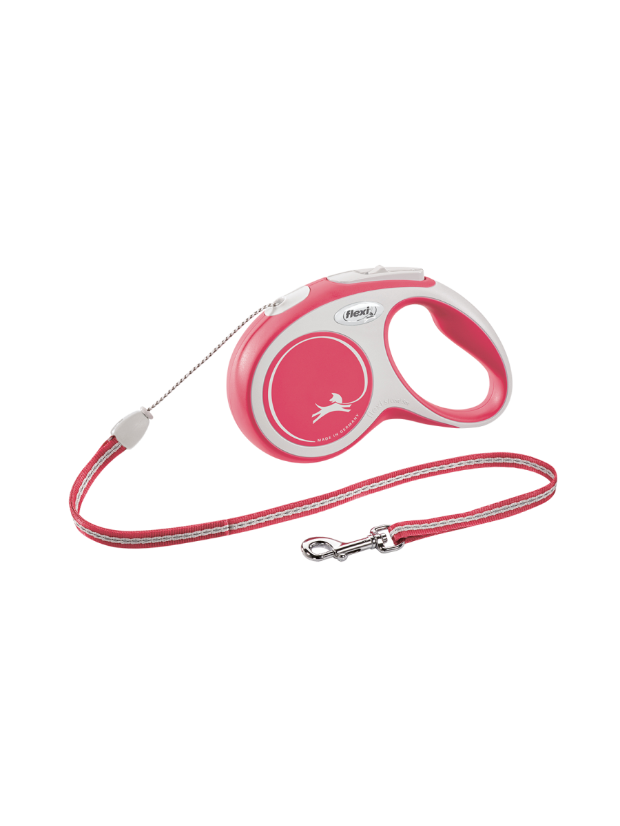 

Поводок-рулетка Flexi New Comfort cord S 5m 12kg red, New Comfort cord