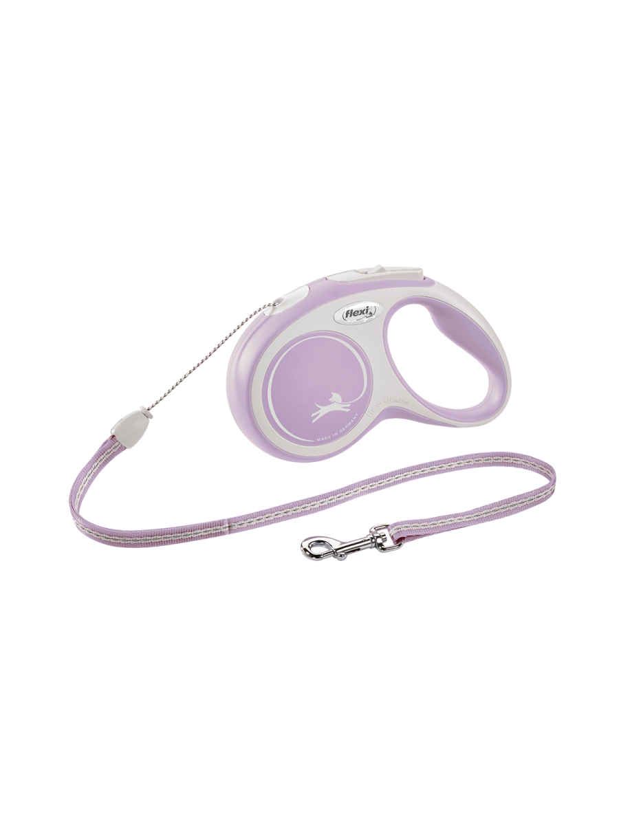 

Поводок-рулетка Flexi New Comfort cord S 5m 12kg rose, New Comfort cord