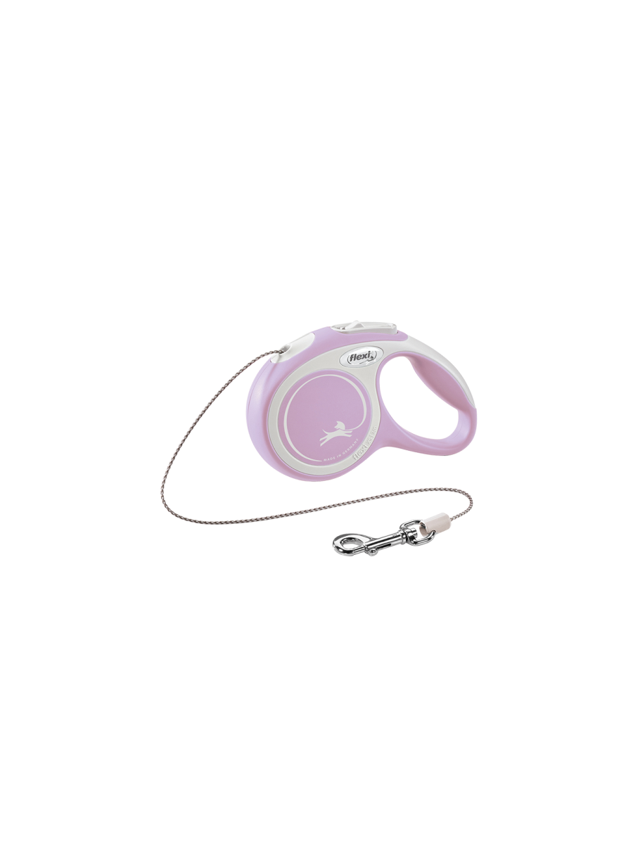 

Поводок-рулетка Flexi New Comfort cord XS 3m 8kg rose, New Comfort cord