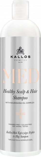 фото Шампунь для волос kallos med healthy scalp and hair shampoo питательный 500 мл kallos cosmetics