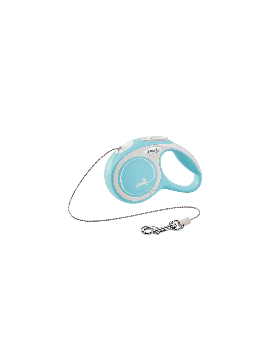 

Поводок-рулетка Flexi New Comfort cord XS 3m 8kg голубой, New Comfort cord