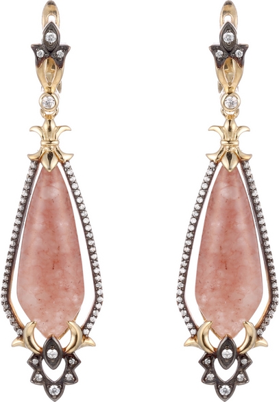 

Серьги женские из серебра Джей Ви EE017801-X, фианит/кварц, EE017801-X