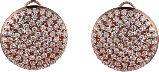 

Серьги женские из серебра Джей Ви DM0482E, фианит, DM0482E