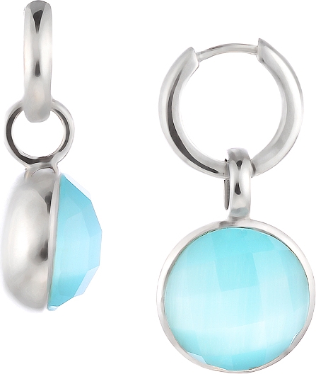 

Серьги женские из серебра Джей Ви SE0469, стекло, SE0469