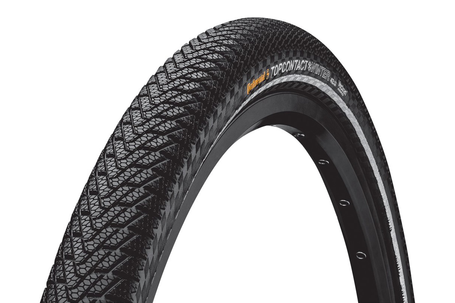 фото Continental покрышка topcontact winter ii premium, 700 x 42c, (42-622) борт-кевлар зимняя