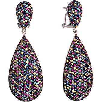 

Серьги женские из серебра Джей Ви BE5153, фианит, BE5153