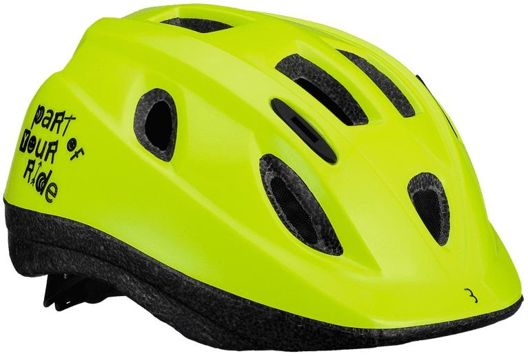 Велосипедный шлем BBB Boogy, glossy neon yellow, M