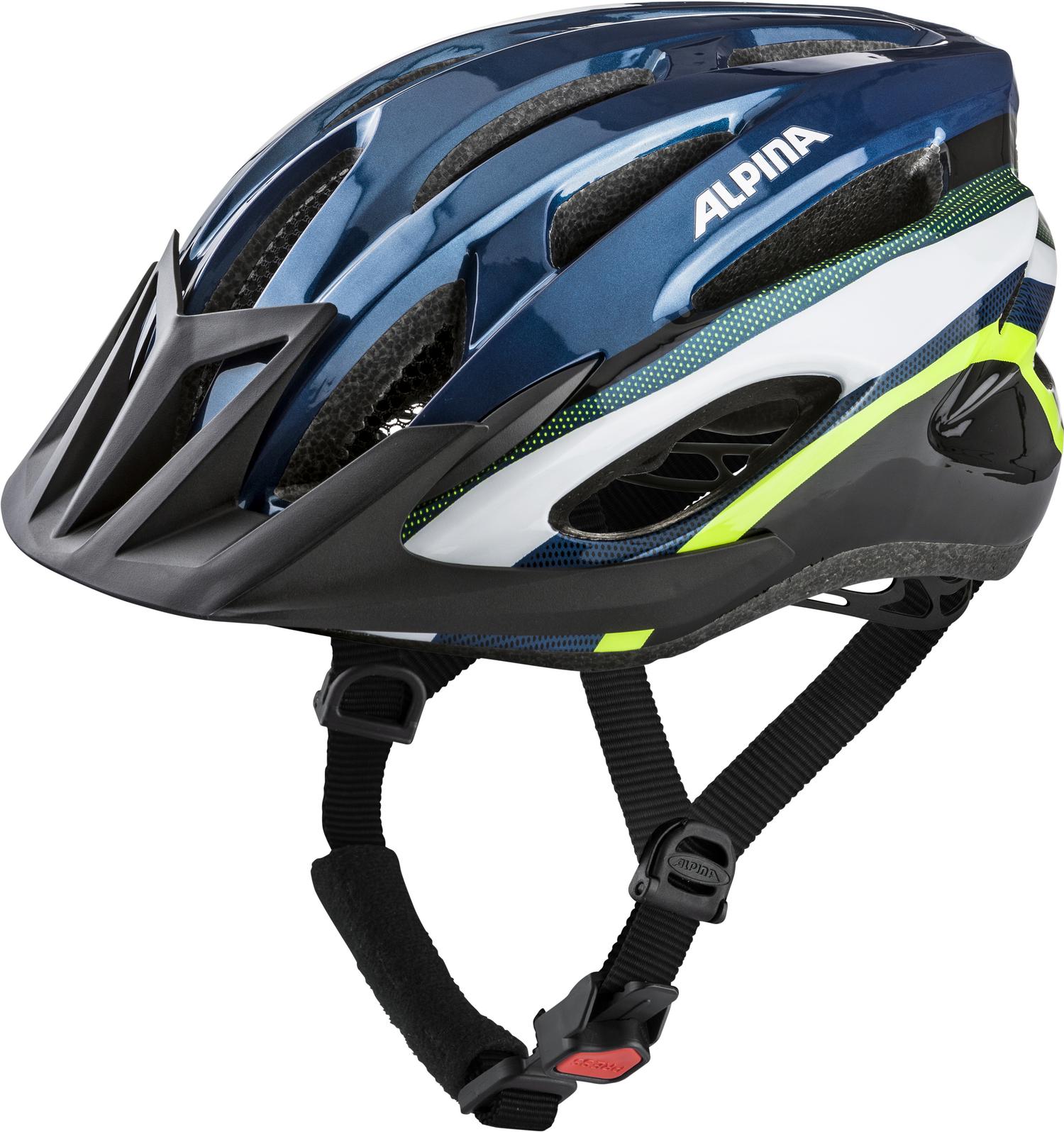 фото Велосипедный шлем alpina mtb 17, darkblue neon, l