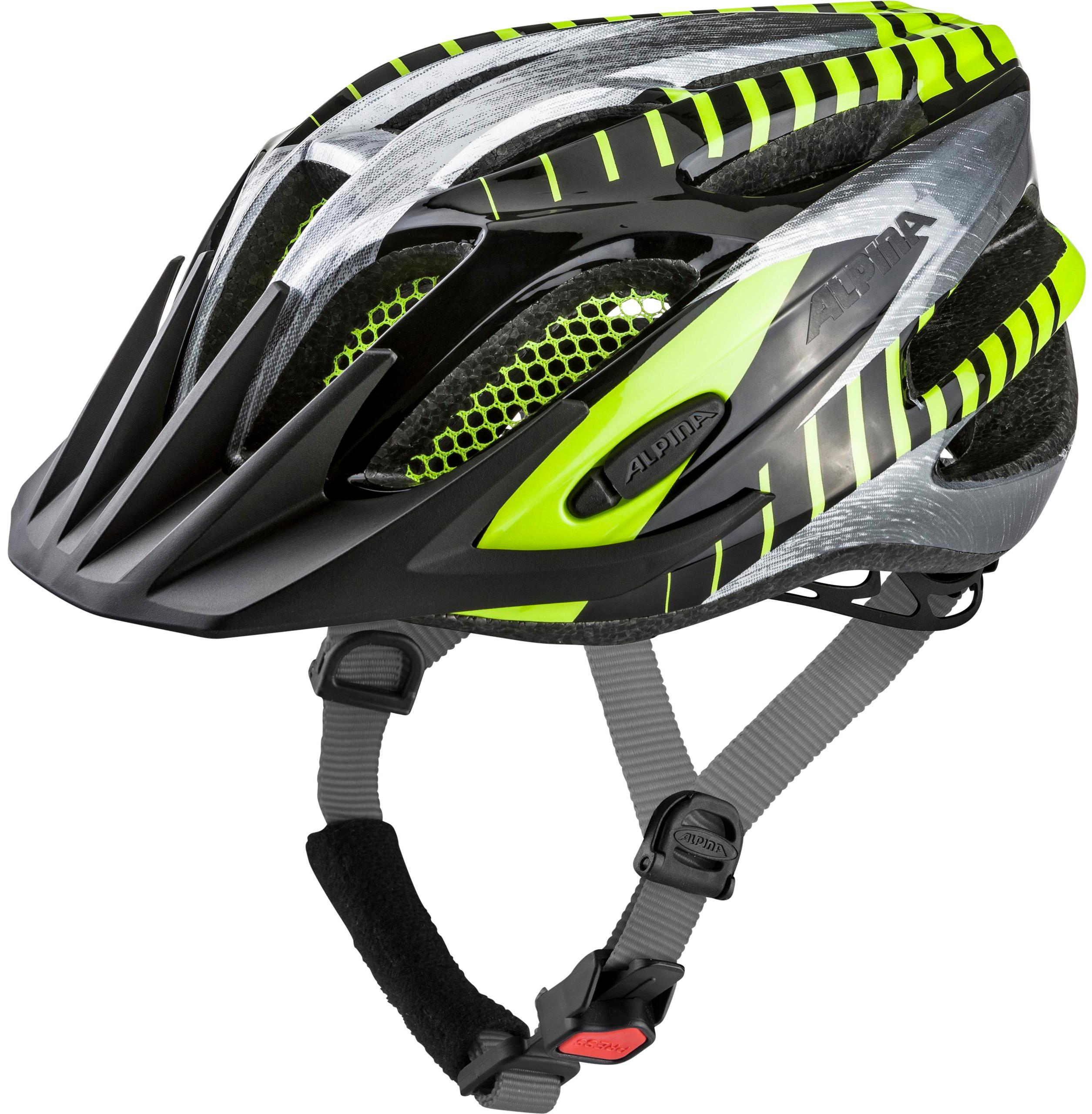 

Велосипедный шлем Alpina Fb Jr. 2.0, black/steelgrey/neon, XS, Fb Jr. 2.0