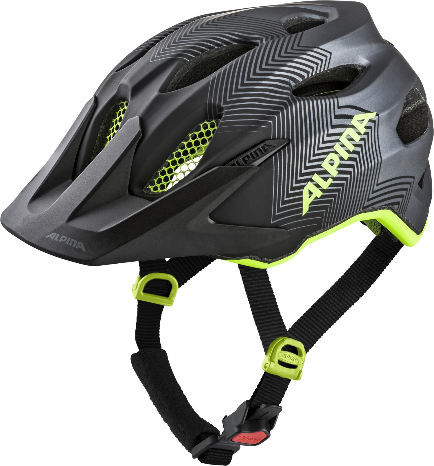 

Велосипедный шлем Alpina Carapax Jr., black/neon yellow, S, Carapax Jr.