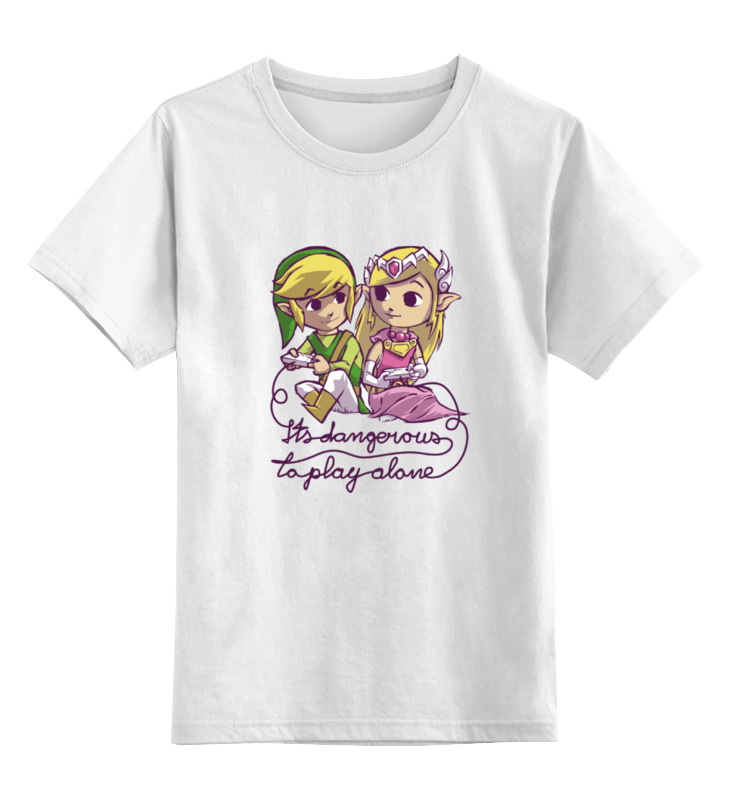 

Детская футболка Printio Zelda цв.белый р.140, 0000000723656