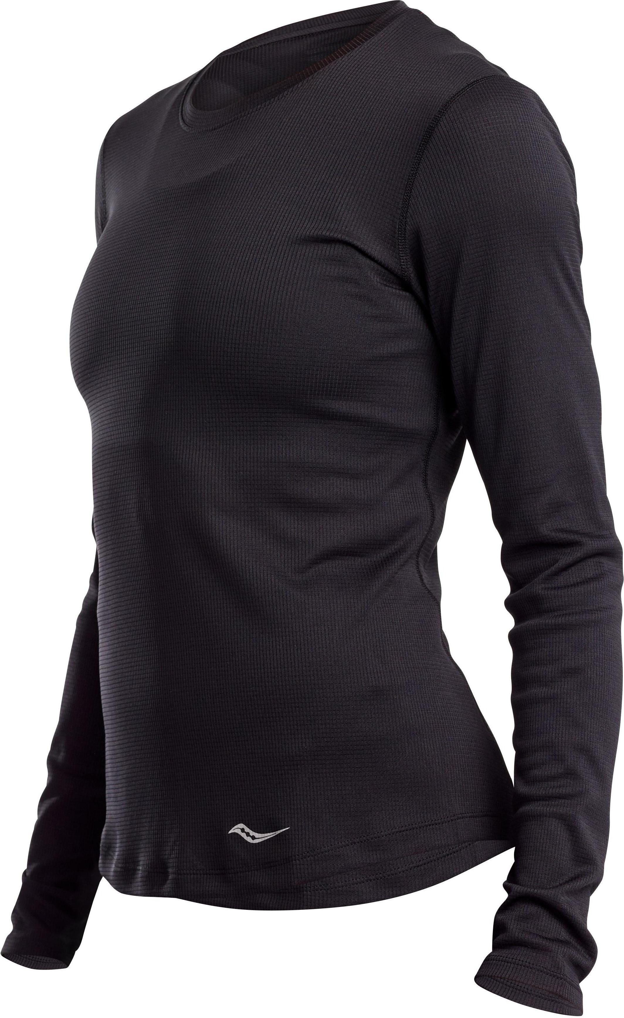 

Лонгслив женский Saucony Stopwatch Long Sleeve белый M INT, Stopwatch Long Sleeve