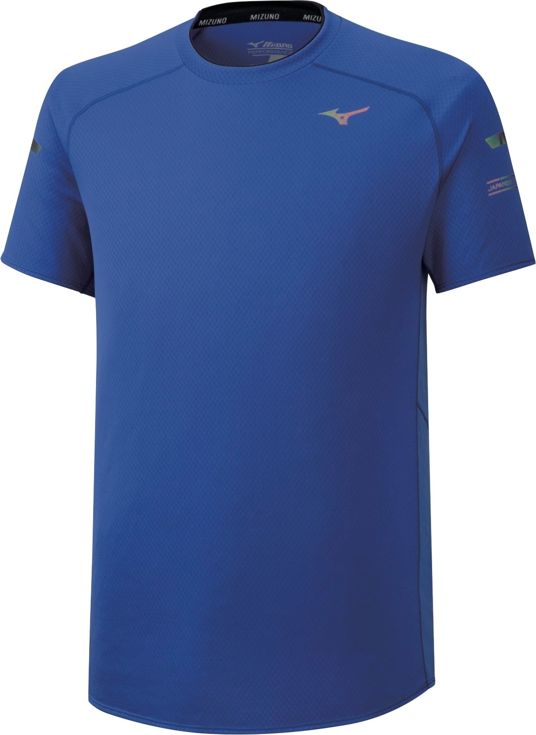 

Футболка мужская Solarcut Tee Mizuno синяя S, Solarcut Tee