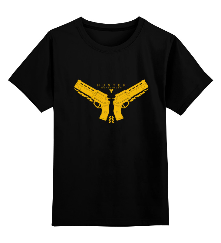 

Детская футболка классическая Printio Hunter Destiny, р. 140, Черный, 0000000717199