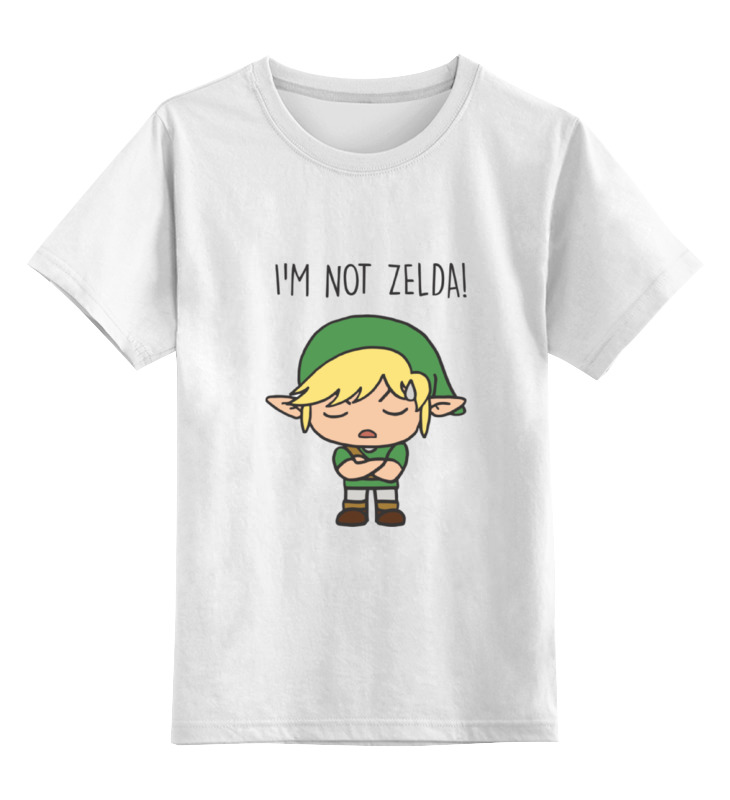 

Детская футболка классическая Printio I'm not zelda!, р. 140, 0000000716517