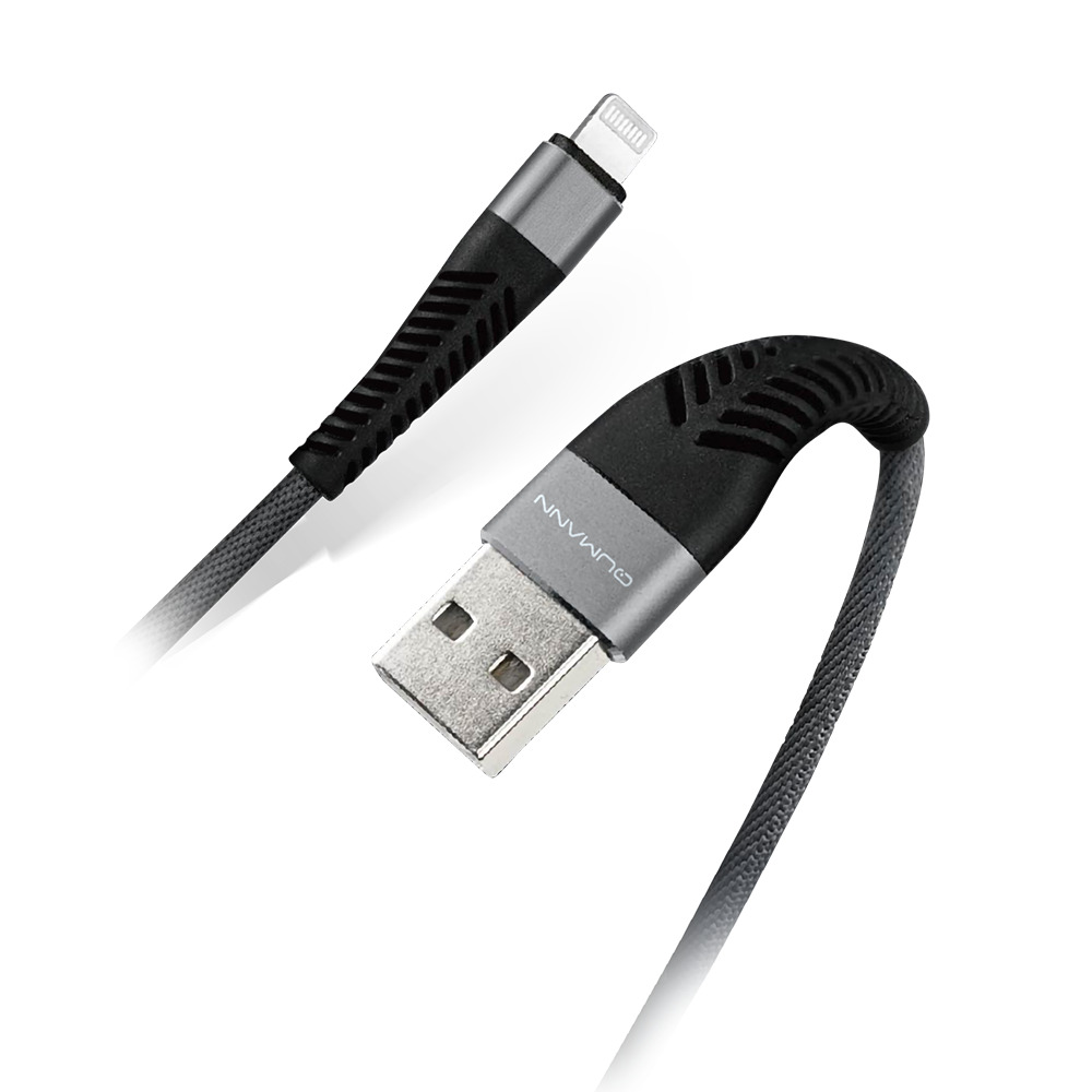 

Кабель Qumann Type-C 2м 1,5А ткан.оплётка гибкий коннектор т.серый 22352