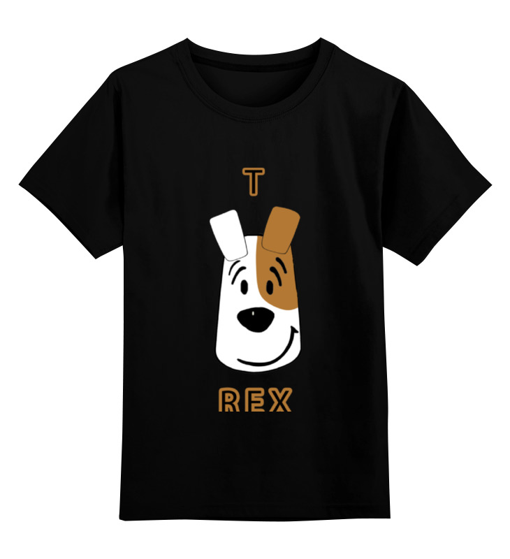 

Детская футболка классическая Printio T-rex, р. 140, Черный, 0000000715566