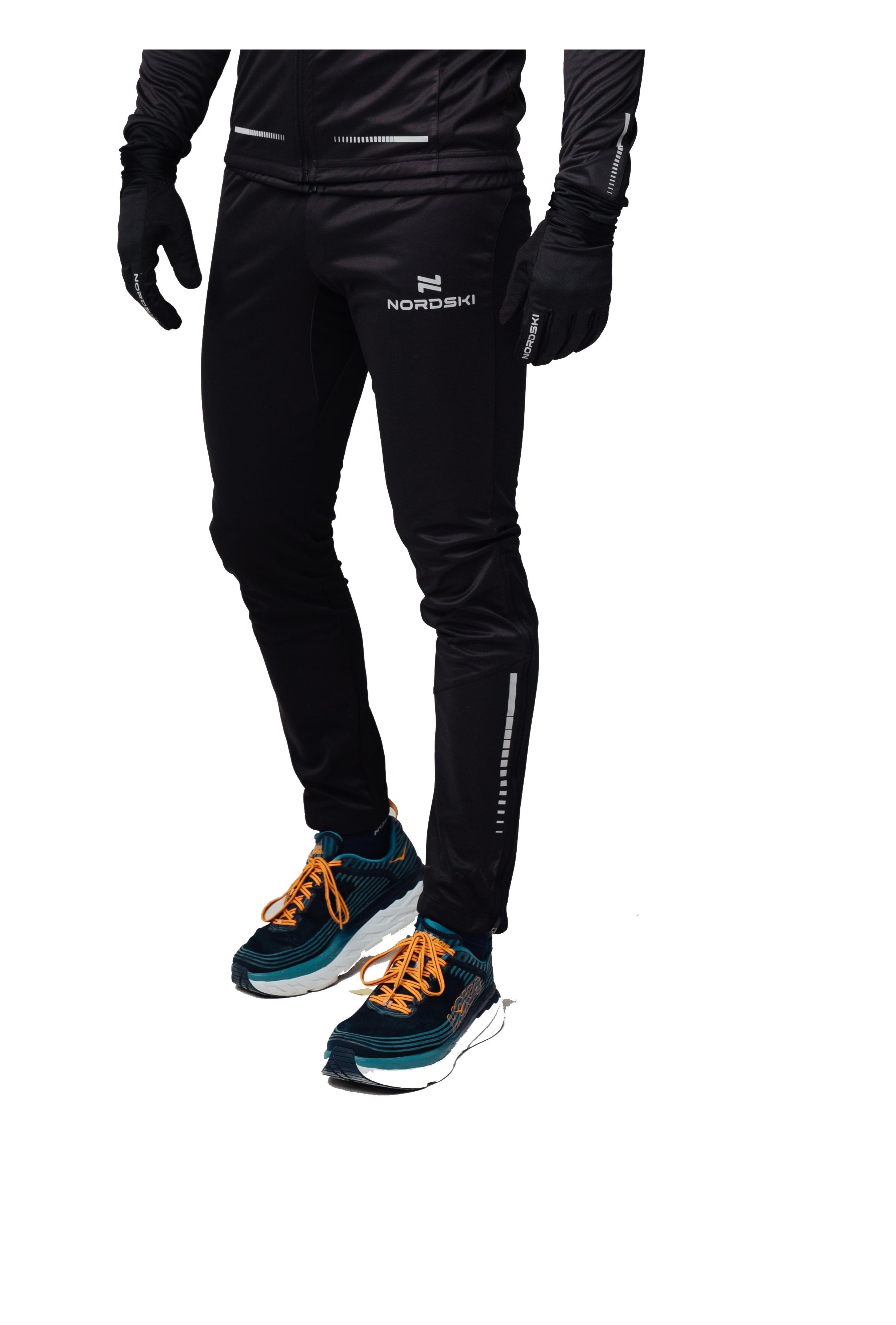 фото Спортивные брюки мужские nordski pro черные s