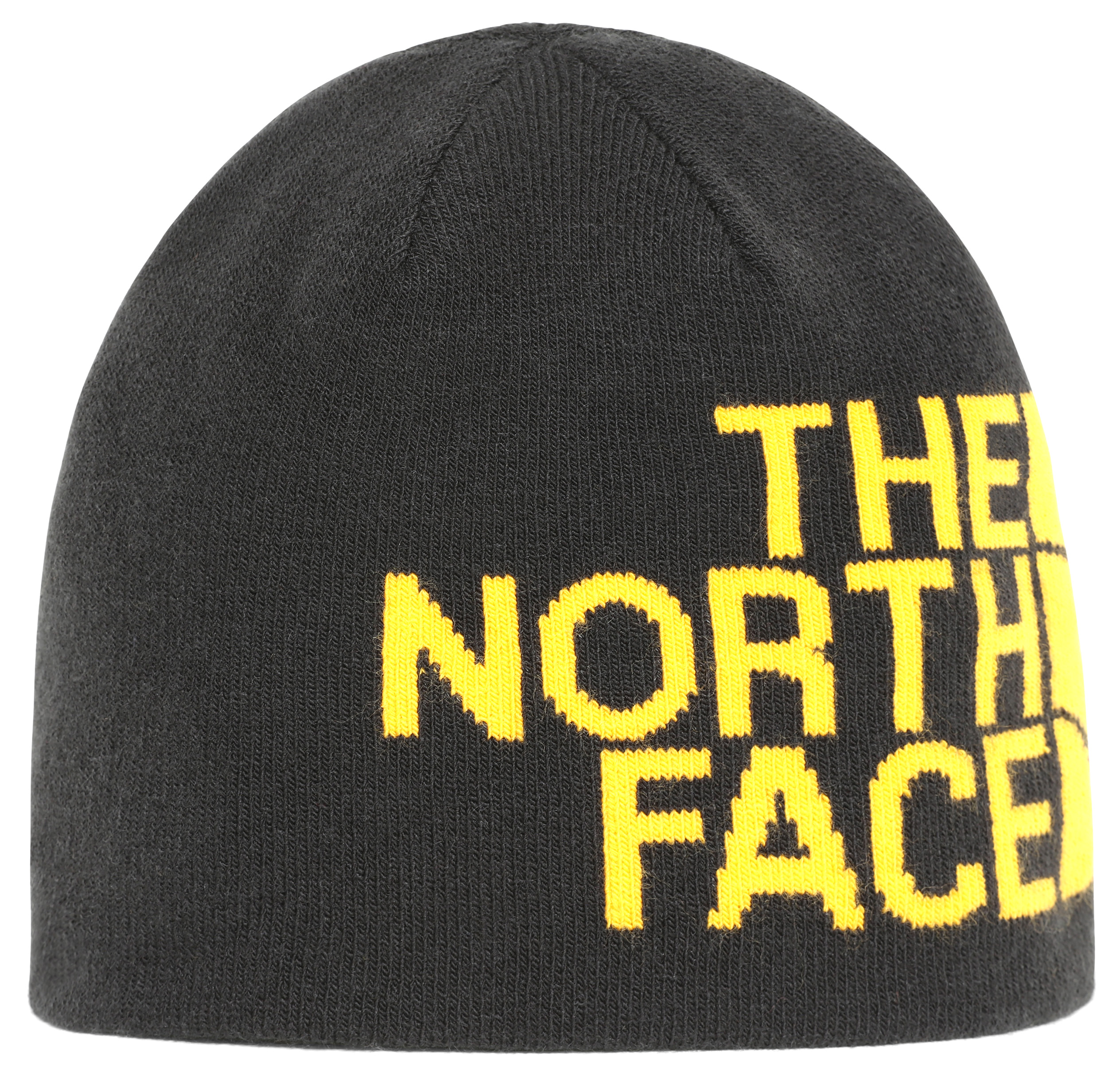 фото Шапка-бини унисекс the north face reversible tnf banner tnf black/summit gold, one size