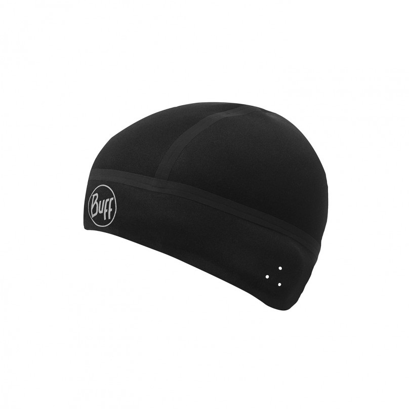 фото Шапка-бини унисекс buff windproof hat solid black, р. m-l