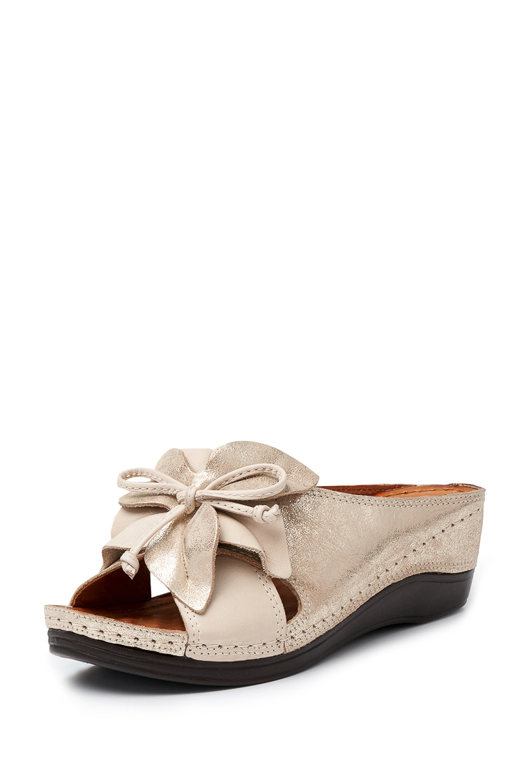 

Сабо женские Alessio Nesca 112219 золотистые 39 RU, Золотистый, 112219