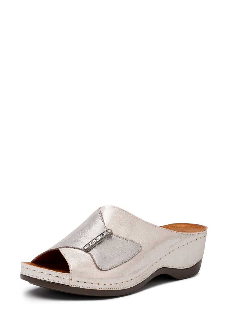 

Сабо женские Pierre Cardin 112214 золотистые 40 RU, Золотистый, 112214