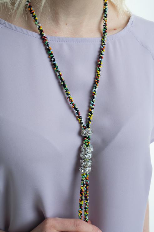 

Сотуар женский NoBrand NK0011-6, бисер/кристаллы, NK0011-6