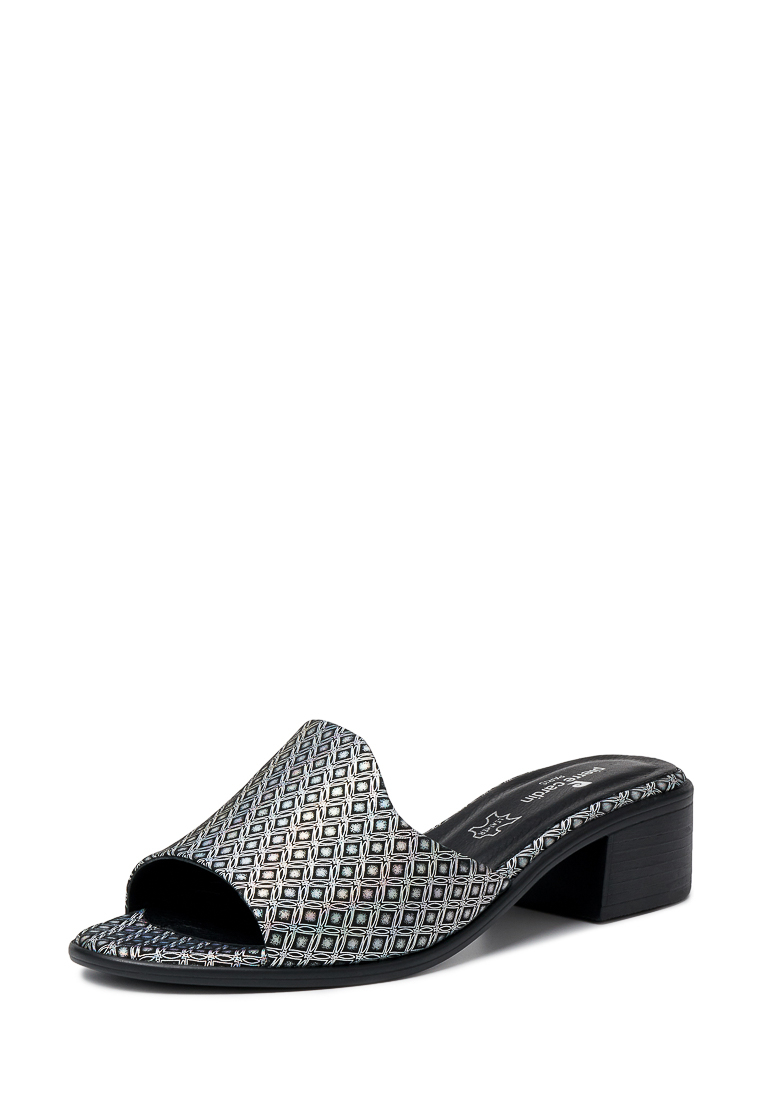 

Мюли женские Pierre Cardin 112207 серебристые 39 RU, Серебристый, 112207