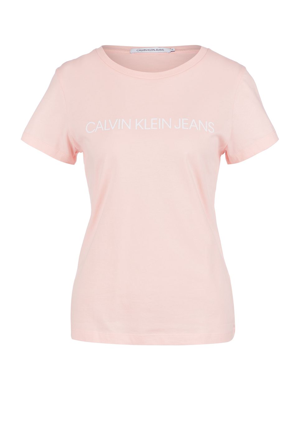 

Футболка женская Calvin Klein Jeans J20J213127.TIR0 розовая S, Розовый, J20J213127.TIR0