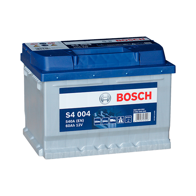 

Аккумулятор легковой BOSCH S40 040 S4 (60Ач о/п) низкая 0560 409 054