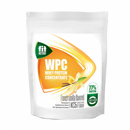 Протеин FitParad Whey Protein Concentrate, 1000 г, французская ваниль