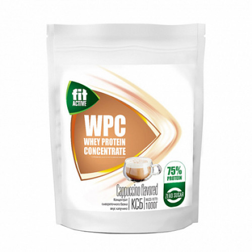 Протеин FitParad Whey Protein Concentrate, 1000 г, капучино