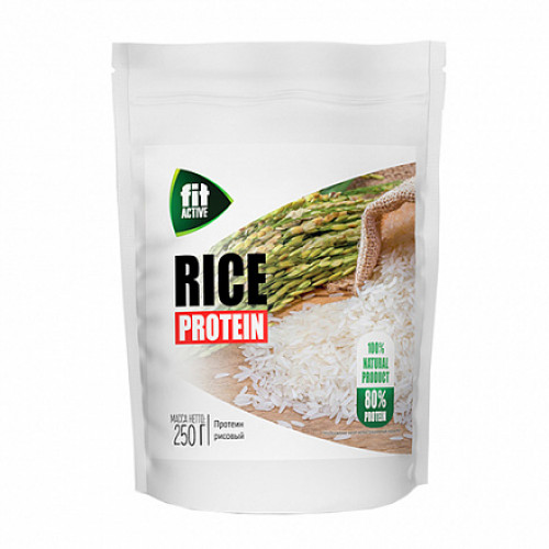 Протеин FitParad Rice Protein, 250 г, без вкуса