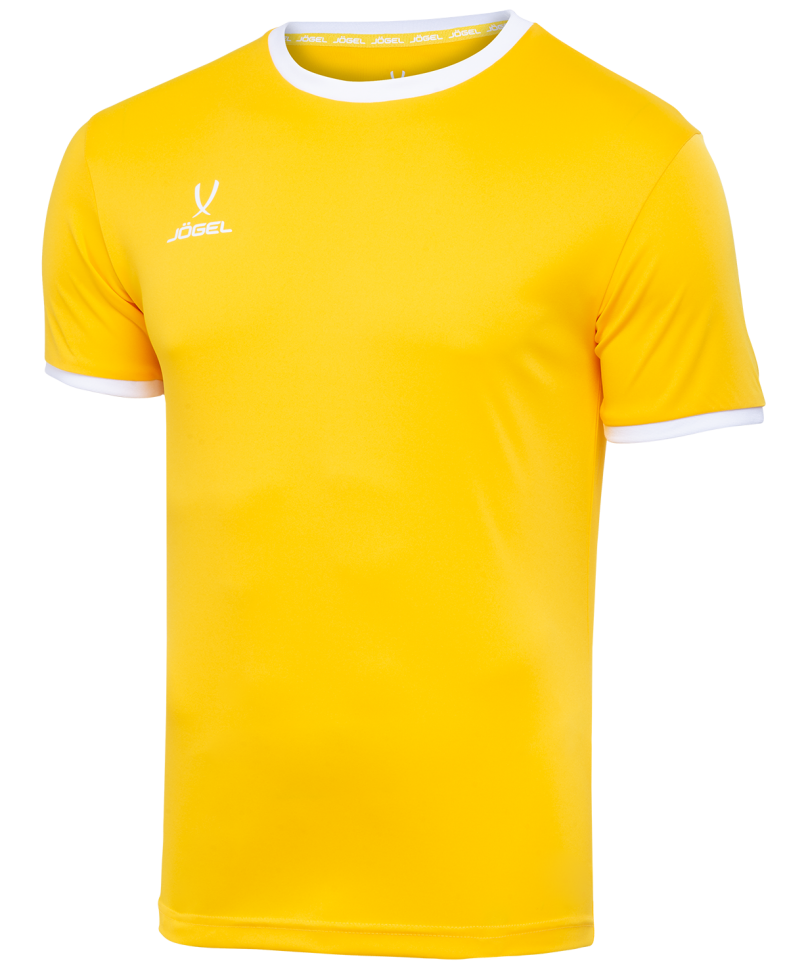 Футболка футбольная детская Jogel CAMP Origin JFT-1020-041-K желтый/белый, р. 152 мяч футбольный jogel intro р 5 желтый