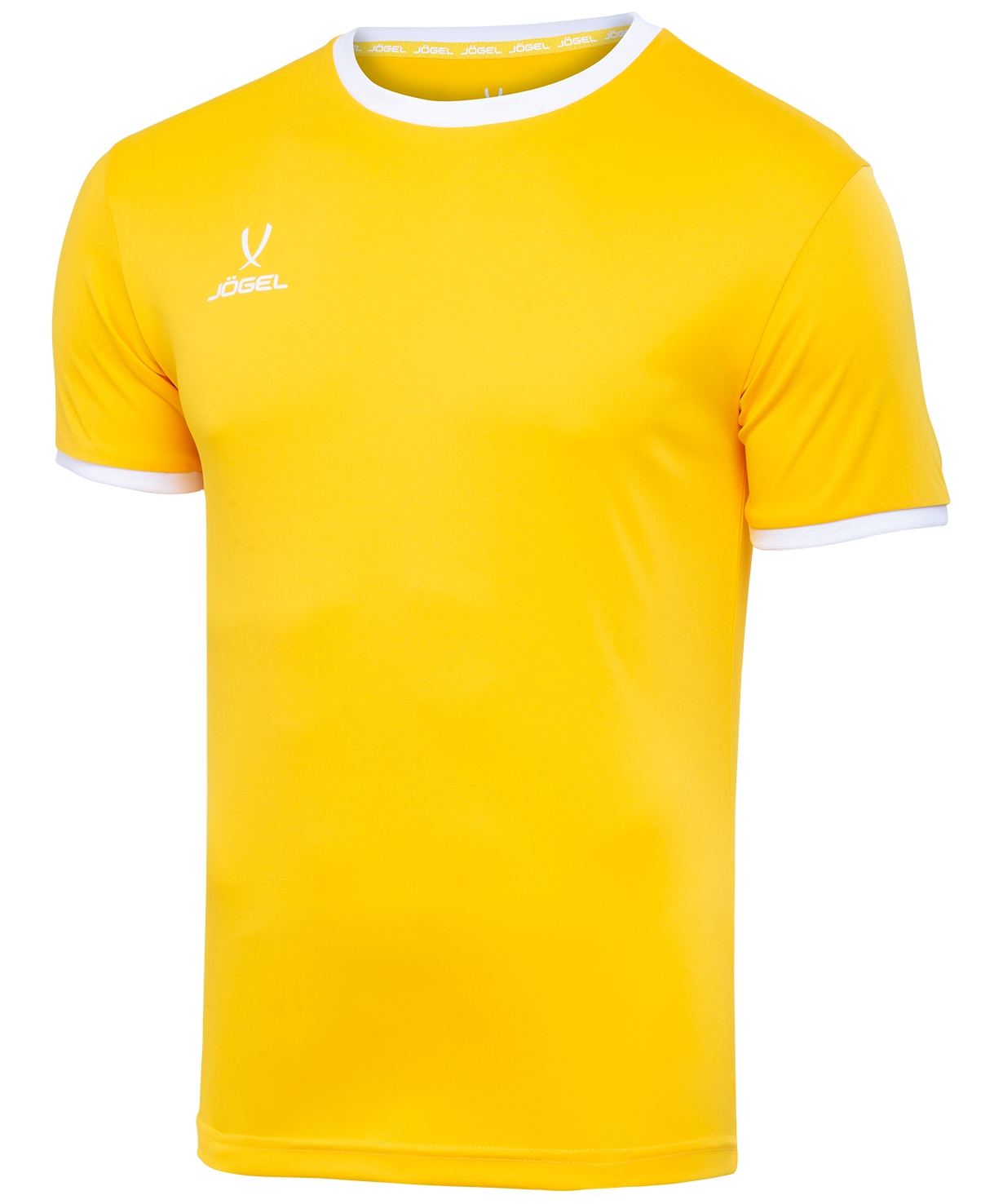 Футболка футбольная детская Jogel CAMP Origin JFT-1020-041-K желтый/белый, р. 122 мяч футбольный jogel intro р 5 желтый