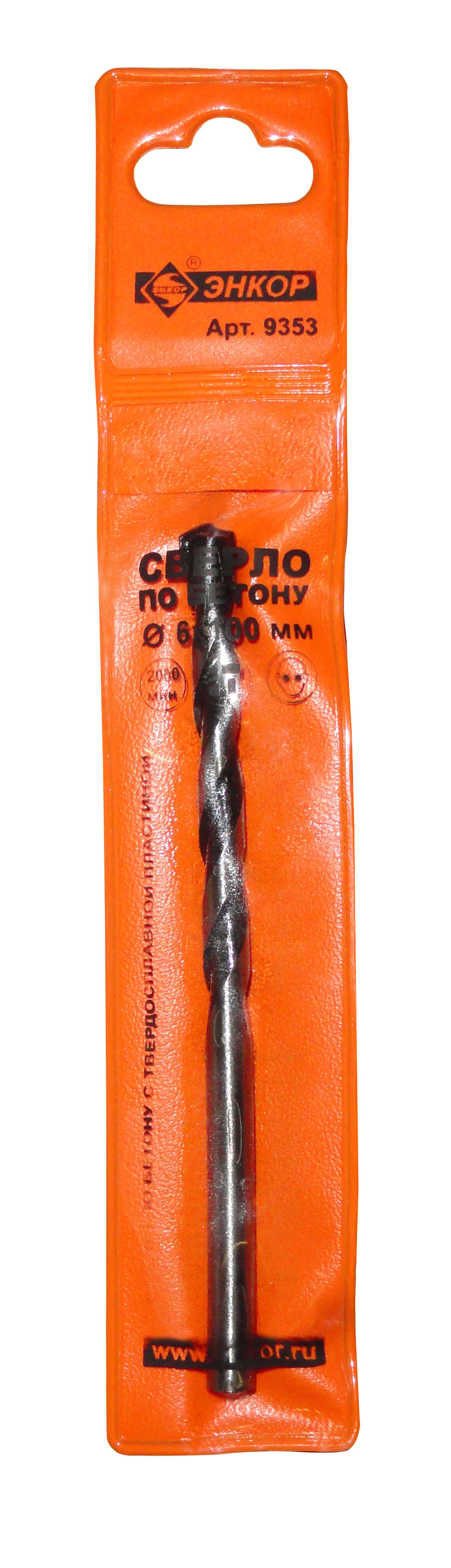 

Сверло Энкор 9353, Ф6х100мм (9353)