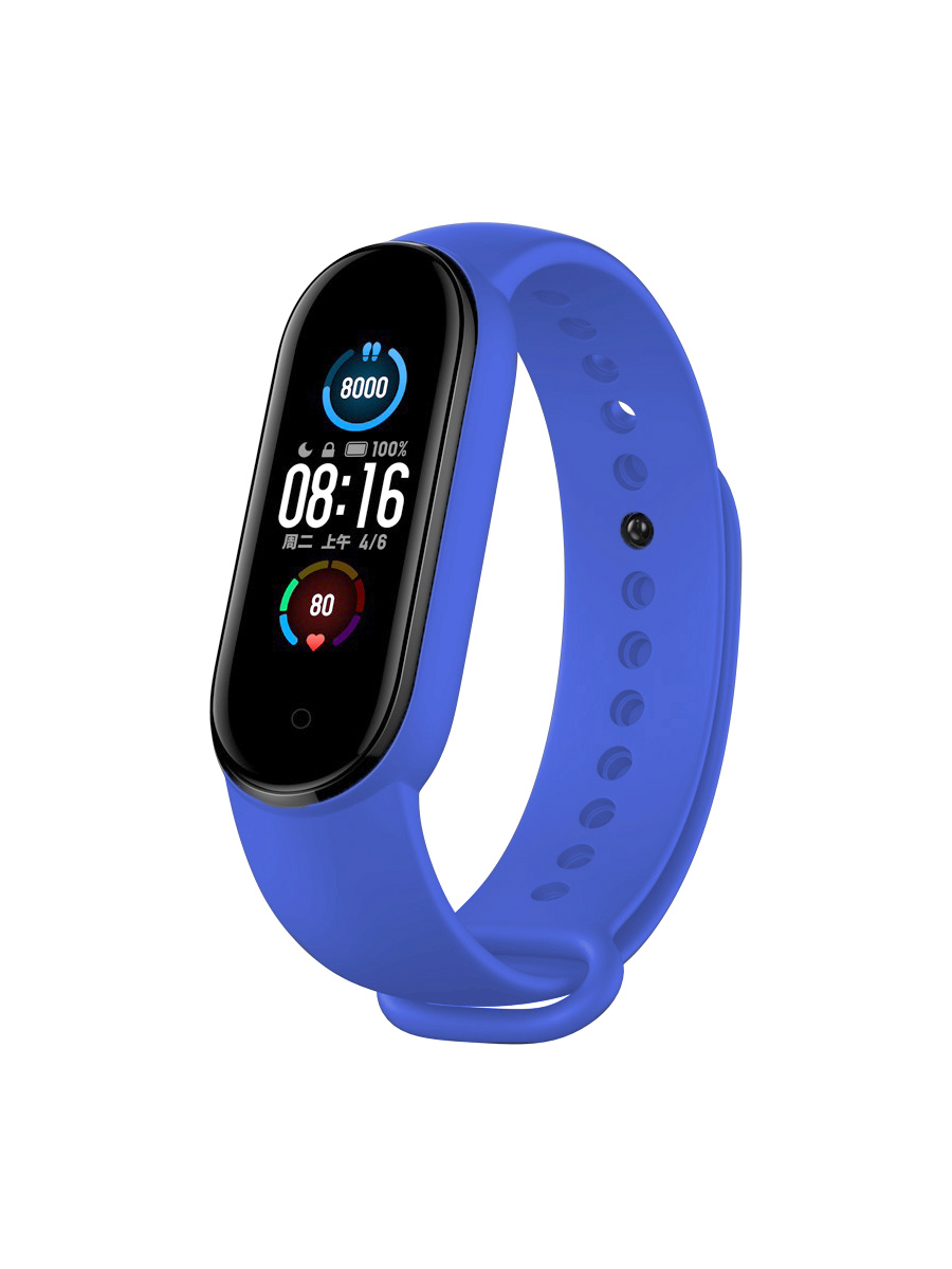 

Ремешок Zibelino для Mi Band 5 (синий), ZBS-XIMB5-BLU