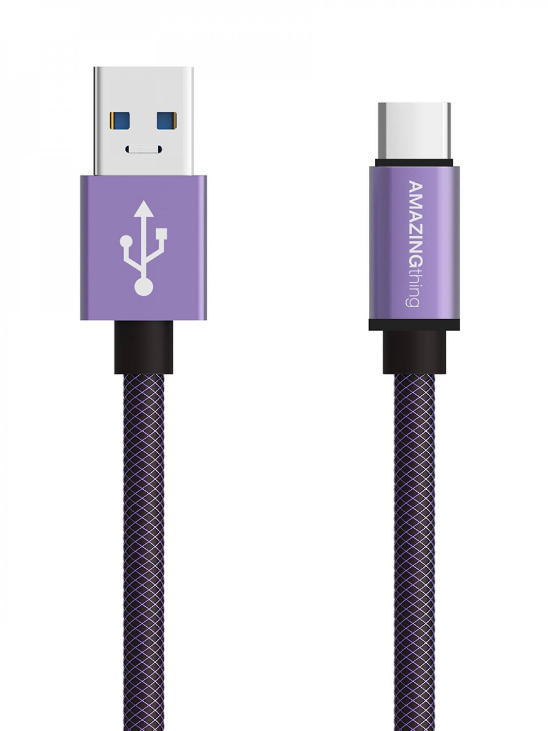 фото Кабель amazingthing supremelink ultimate speed lavender usb-type-c violet 1m 3a