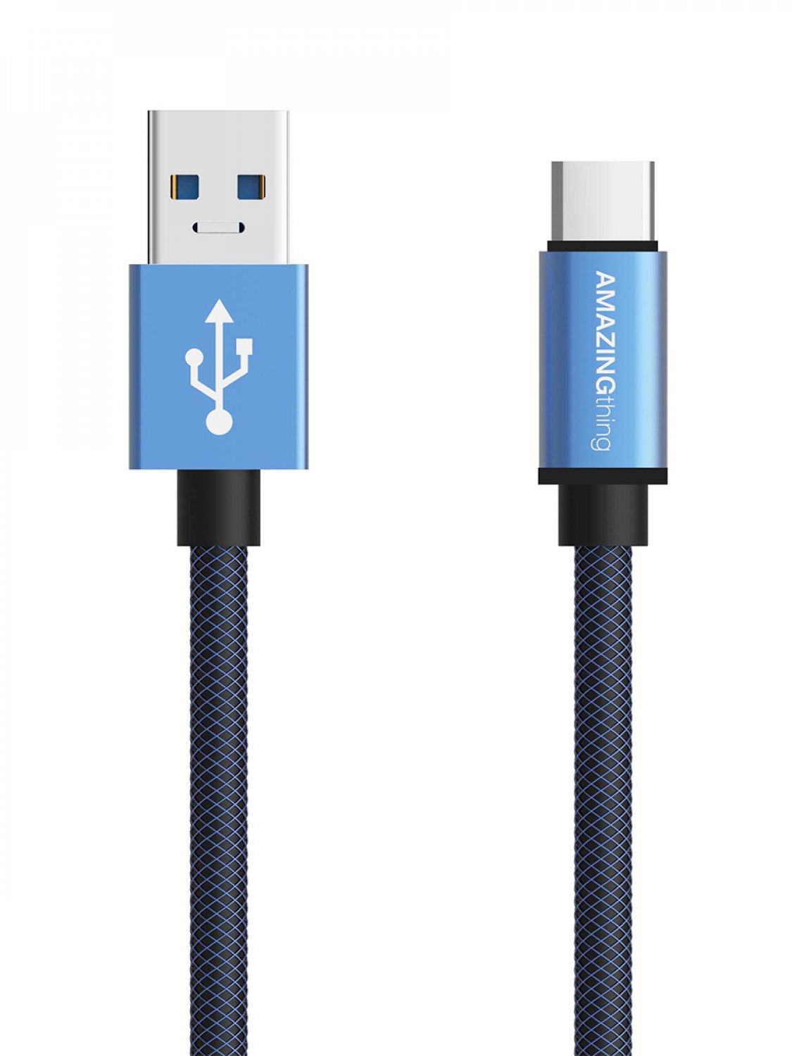 фото Кабель amazingthing supremelink ultimate speed usb-type-c blue 1m 3a